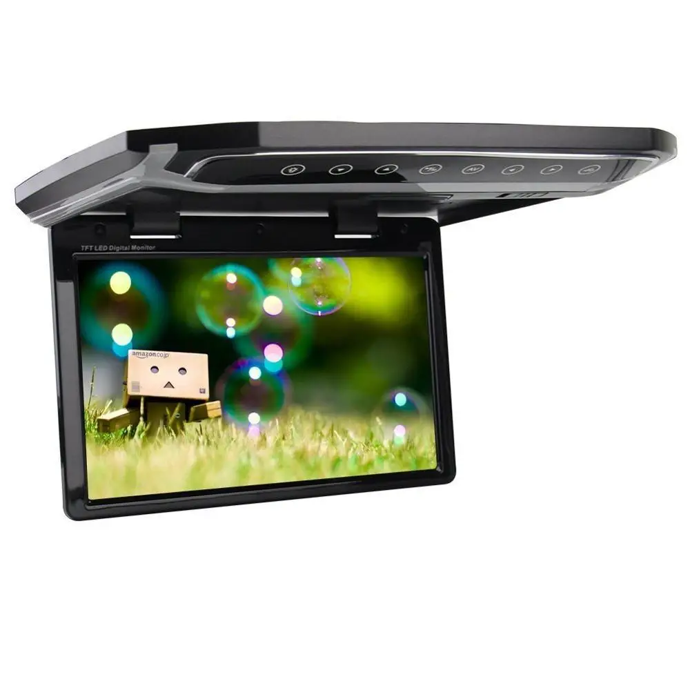 XST 17,3 дюймов автомобильный монитор на крыше откидной TFT ЖК-плеер с HD 1080P видео USB FM HDMI SD сенсорная кнопка потолок MP5 плеер