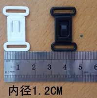 plastic hardware sets adjustable tape accessories black clasps hooks eye set bow tie clip buckles