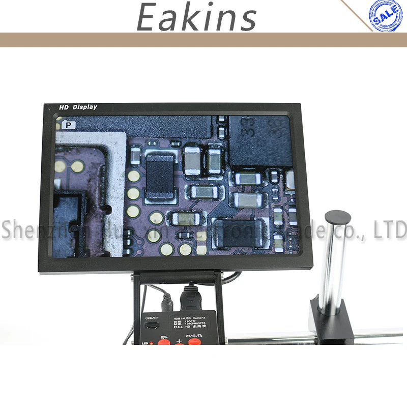 16MP 60/FPS 1080 P HDMI C-Mount Видео промышленный микроскоп камера рекордер+ 1" HD IPS Display lcd+ 4 Гб TF карта для PCB