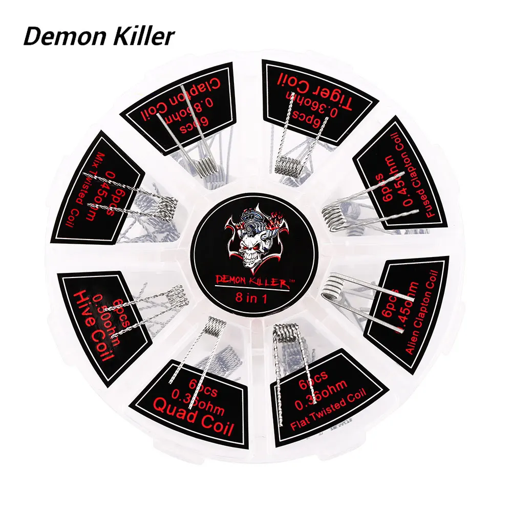 Оригинальный набор катушек Demon Killer 8 в 1 48 шт. с