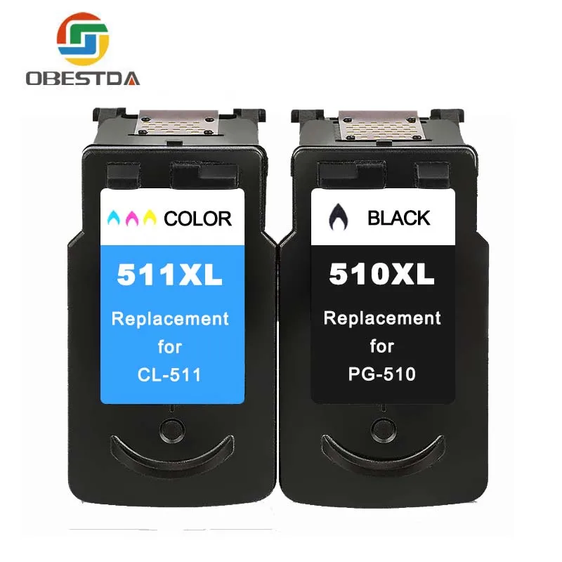 Obestda PG510 CL511 Совместимый картридж для принтера Canon PG 510 CL 511 для Canon Pixma IP2700 MP240 MP250 MP260 MP270 MP280 MP480 принтер
