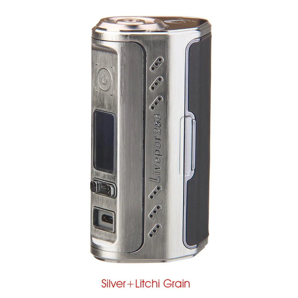 Оригинальный yosta Livepor 256 мод Вт vape обслуживаемый атомайзер поддержка VW MECH TC Ni Ti SS PT