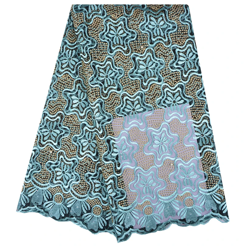 Новейшие французские нигерийские кружева ткань высокого качества тюль