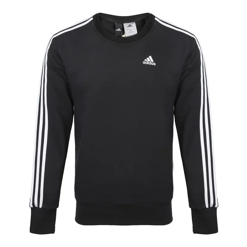 BQ9645 Новое поступление Adidas Performance ESS 3S CREW B Для мужчин с капюшоном(худи) и рубашки с коротким рукавом спортивный костюм - Цвет: BQ9645