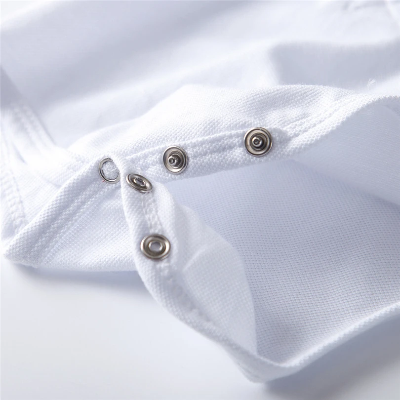 

Newborn Infant Baby Boys Gentleman Solid Color Turndown Collar Bodysuit Summer Fashion Short Sleeved Romper Hot 3-24 Month A20