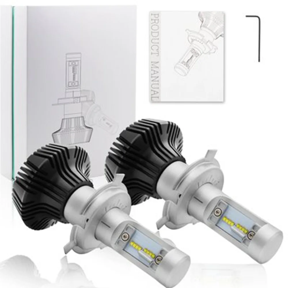EURS (TM) G7 светодиодный свет мотоциклетные фары H1 H3 H4 H7 H8/H9/H11 9005 9006 9012 880 автомобилей