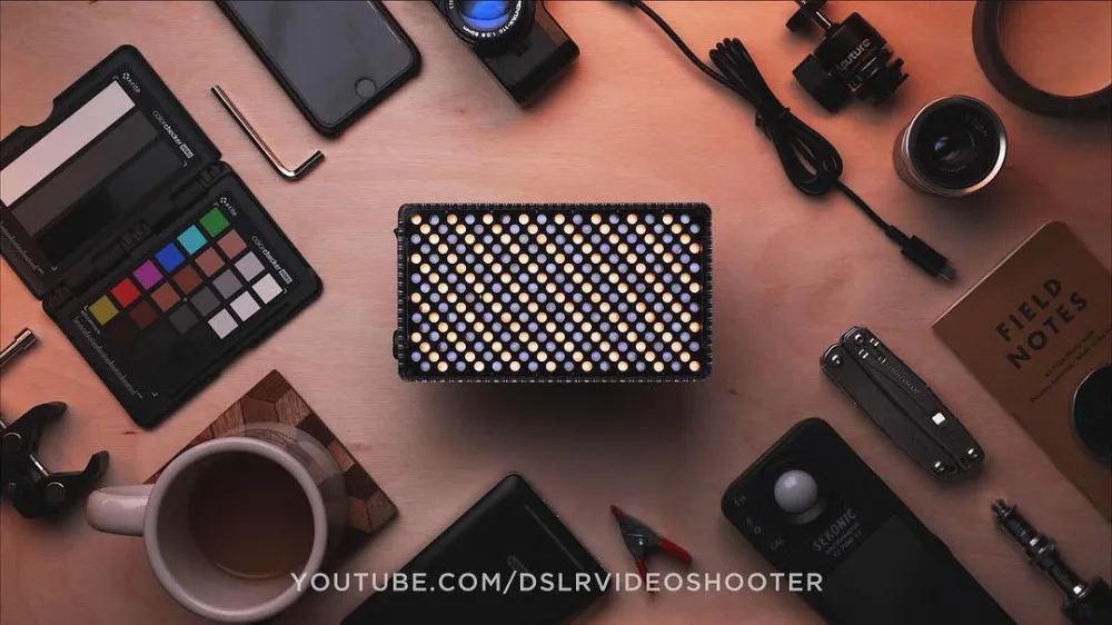 Aputure Amaran AL-F7 накамерный светодиодный светильник с цветовой температурой 3200-9500K CRI/TLCI 95+ светодиодный Универсальный
