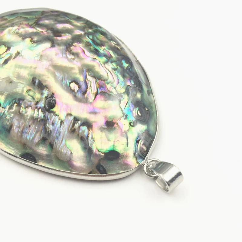 Амулеты натуральные цвета кулон в виде раковины абалона для женщин DIY ожерелье