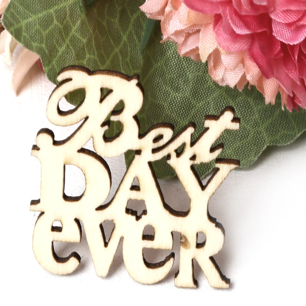 15 шт./компл. Свадебная надпись деревянная табличка орнаменты Винтажный стиль