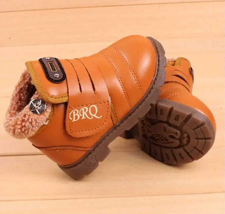 Зимние сапоги для детей теплые хлопка обувь зима тканей толстый детская размер 21