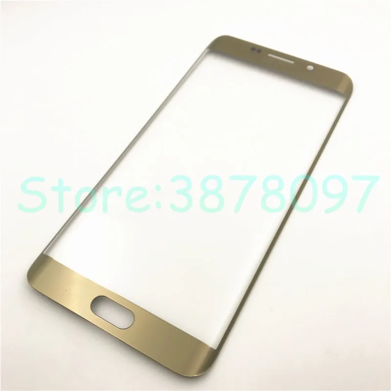 Оригинальная сенсорная панель экрана для замены для samsung Galaxy S6 edge G925 5," /S6 Edge Plus 5,7" передняя внешняя стеклянная линза+ логотип