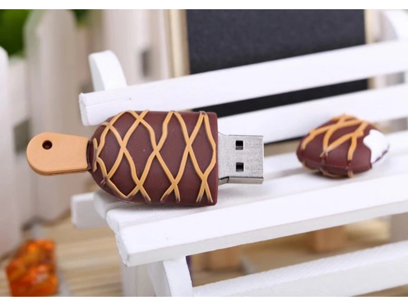 Модная красивая карту флэш памяти с интерфейсом usb Мороженое 64g/4g/8 gb/16 gb/32 gb флешки