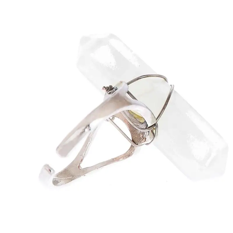 Модные кольца неправильной формы с кристаллом кварца драгоценные камни из