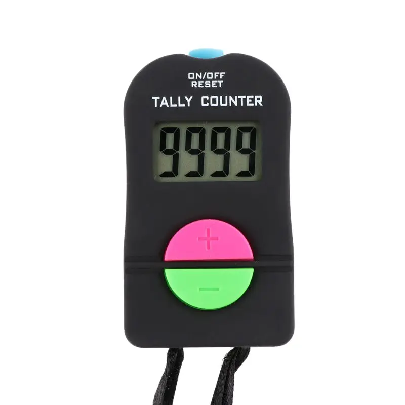 0 9999 цифровой счетчик Tally lcd электронный ручной кликер ABS пальцев|Счетчики| |
