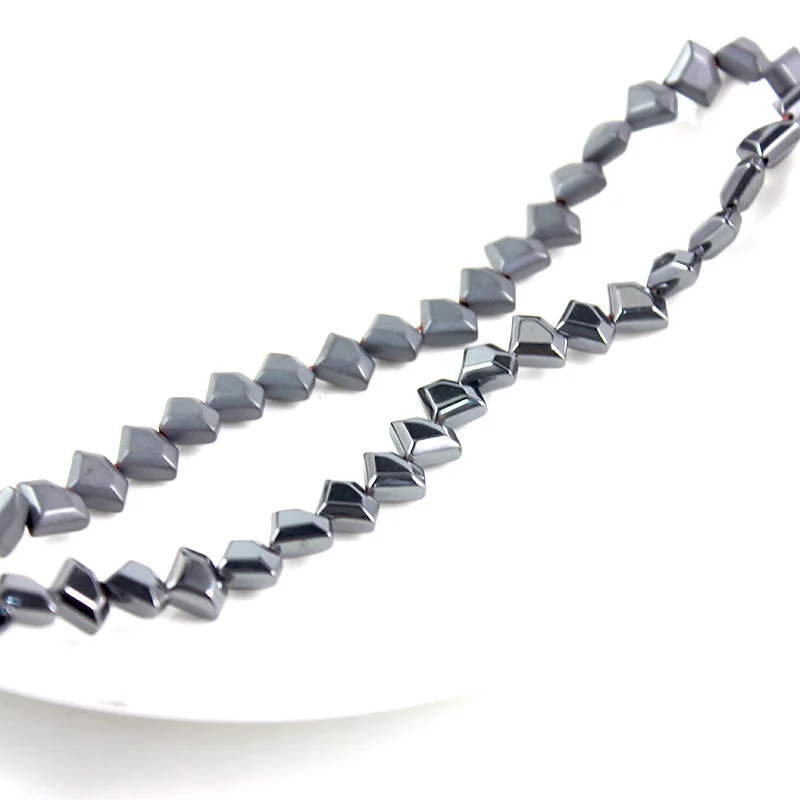 1 нить/упаковка черный матовый серый гематит разделительные бусины для DIY