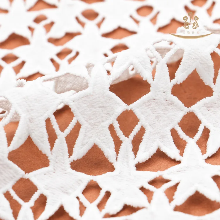 Новинка 2017 Звезда одежда высокое качество ткань полная ширина 1.25 м молочного