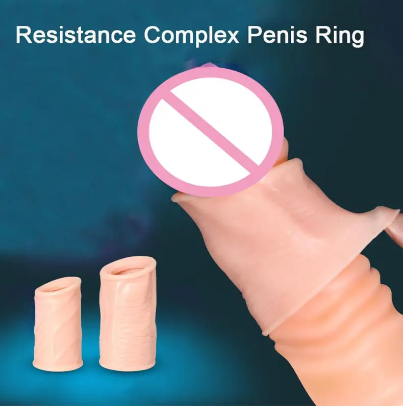 2 размера Мужской пенис предотвращает фимоз кольцо для пениса взрослые товары