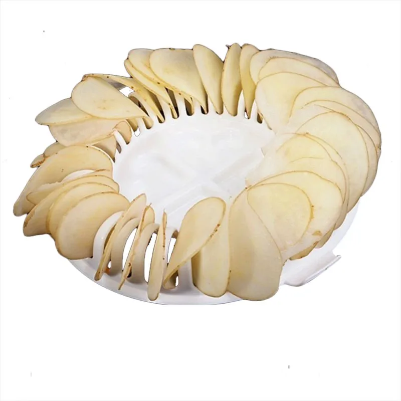 High Quality DIY Low Calories Microwave Oven Fat Free Potato Chips Maker Baking &amp Pastry Tools Slicer Kitchen | Дом и сад