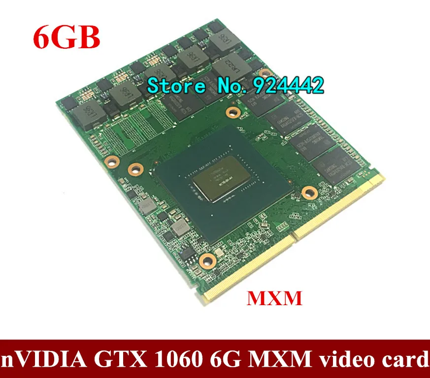 

For Dell Alienware / MSI Laptop nVidia GeForce GTX 1060 GPU 6GB GDDR5 Graphics Card