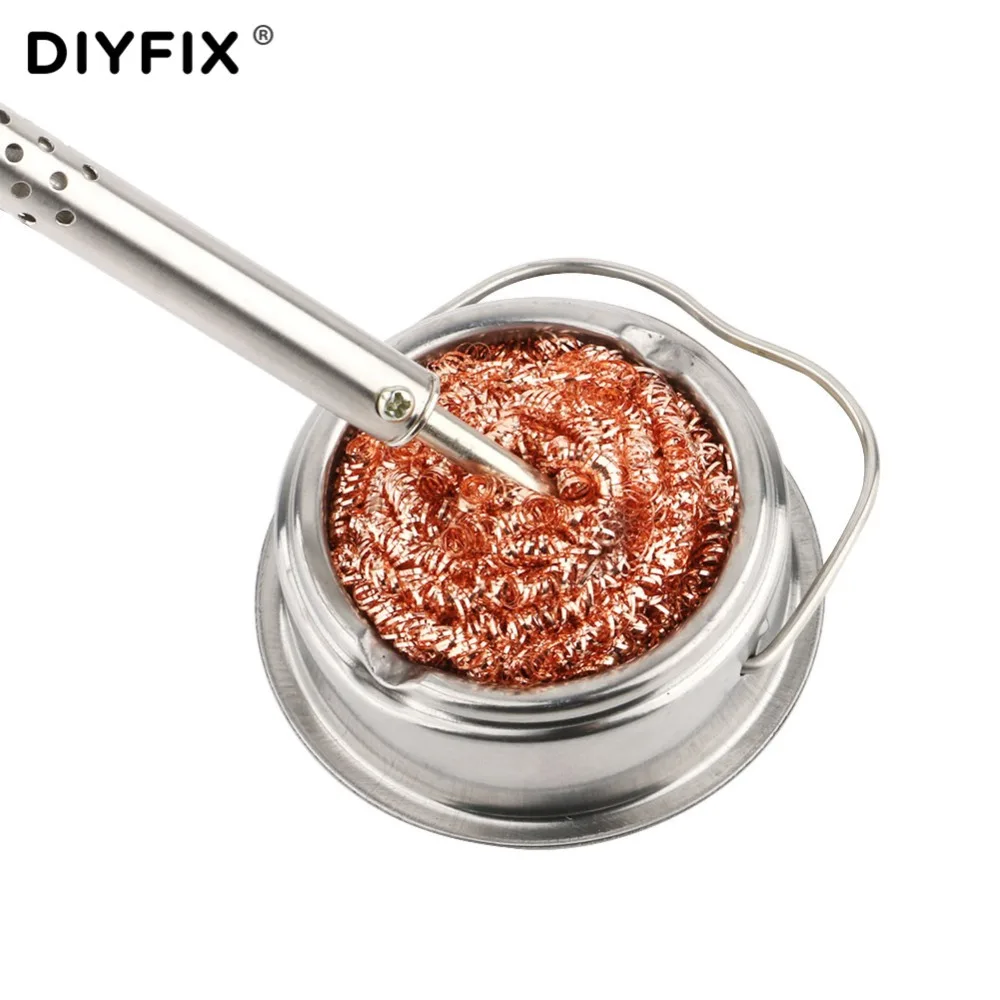 Набор инструментов DIYFIX для сварки пайки паяльника наконечников очистки стальной
