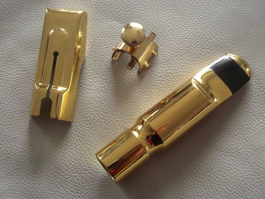 Профессиональный металлический мундштук для саксофона тенора Лигатура колпачок