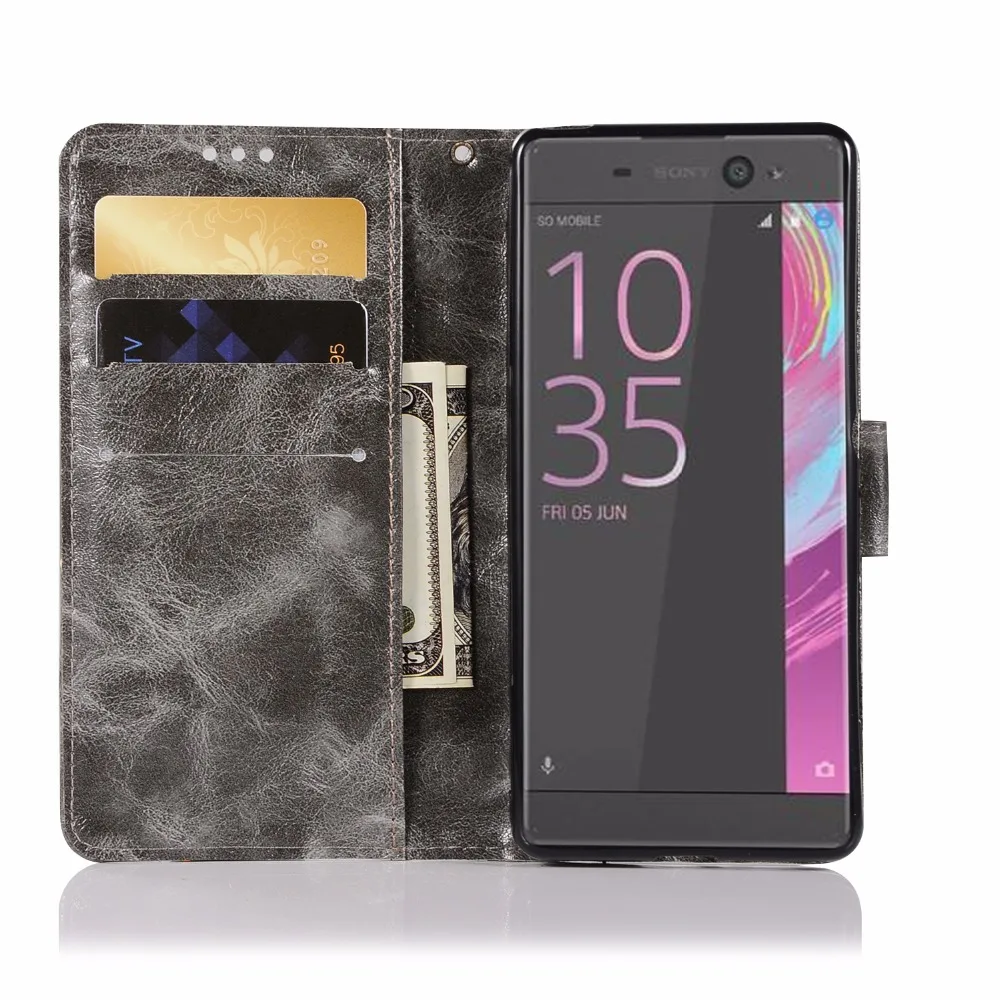 Кожаный чехол для телефона с откидной крышкой для Xperia XA F 3111 3112 3113 3115 Обложка Чехлы для sony Xperia XA X F3111 F3113 F3115 F3112 Dual 5"