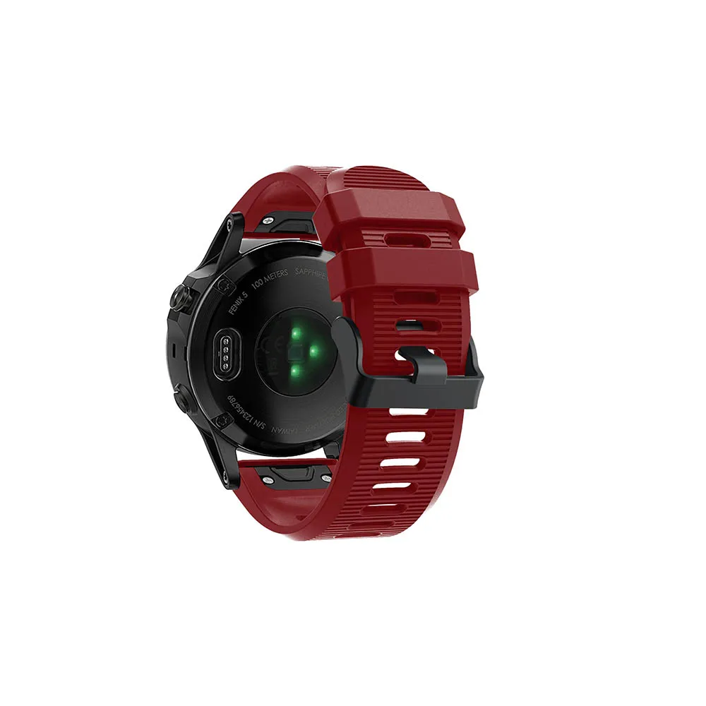 26 мм ремешок для Garmin Fenix 5X/5X Plus/Fenix 3/3HR спортивный силиконовый ремешок для часов с быстросъемным ремешком