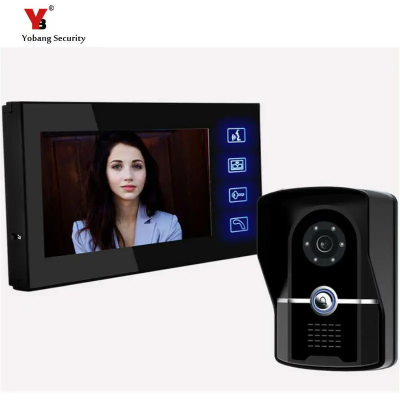 Бесплатная доставка сенсорная клавиатура цифровой дверной звонок домофон видео