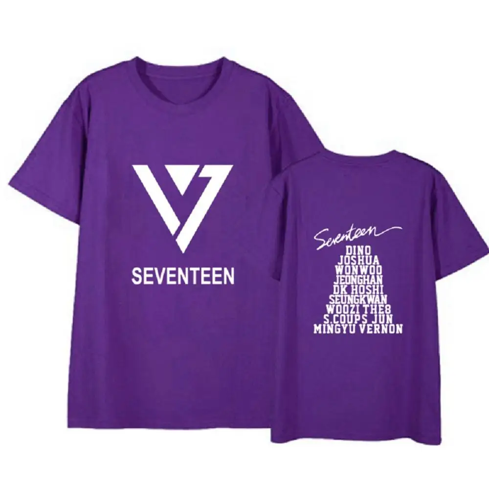 Mainlead Kpop Seventeen футболка Hoshi Mingyu Jun унисекс футболки топы|Футболки| |