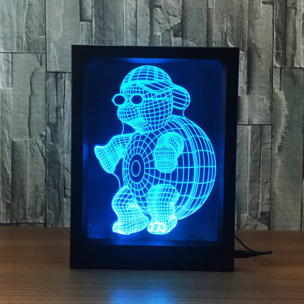 Черепаха 3D модель интеллектуальный пульт дистанционного управления акриловый
