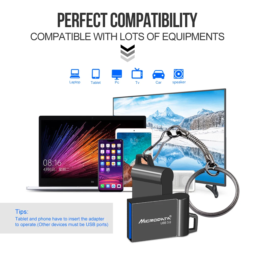 Высокоскоростной супер мини usb флеш-накопитель 16 ГБ 32 ГБ металлическая память usb флешка 64 Гб 128 ГБ брелок флеш-накопитель usb 3,0 usb
