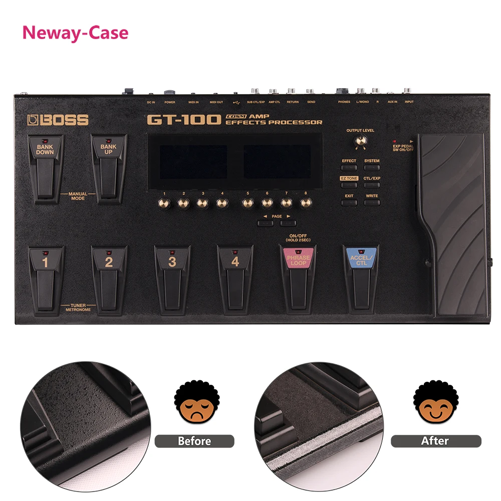 Neway-чехол для гитары, защитная пленка для BOSS GT-100, аксессуары для электрогитары