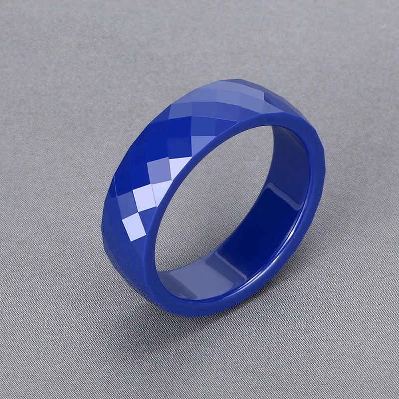 Керамические кольца с голубой поверхностью 4 мм 6 мм|Кольца| |