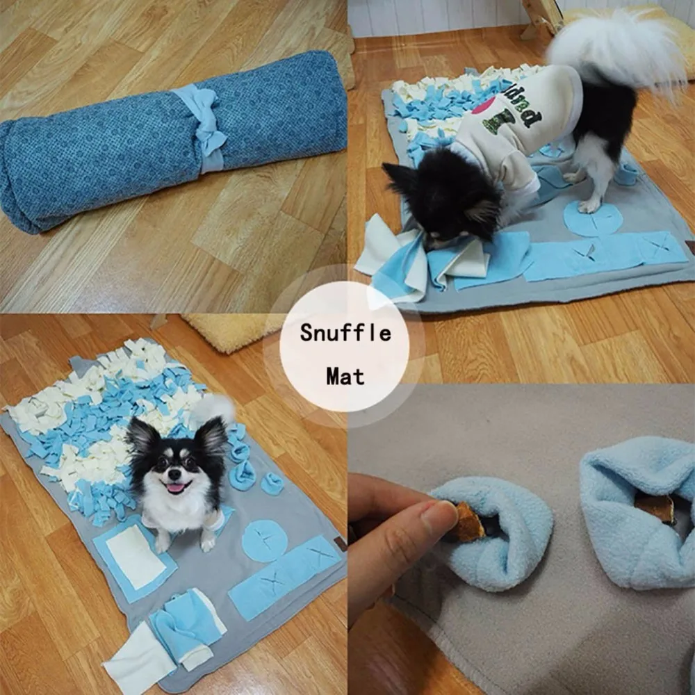 Ручной работы собака играть коврики Snuffle Training кормление коврик &quotПоиск еды&quot
