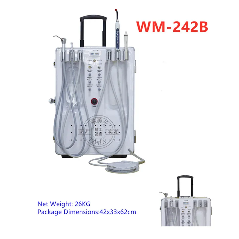 WM-242B FSVIMEL высокий всасывающий портативный Хо использование держать легко использовать стоматологический Mobine воздушный трубоагрегат - Цвет: WM-242B