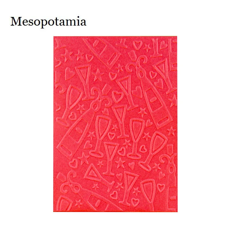 DIY Скрапбукинг чашка бутылки тиснение файл шаблоны фото карты делая пластиковый