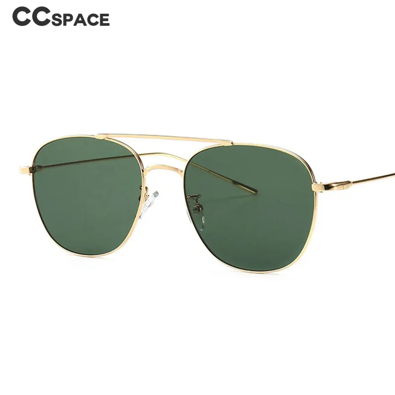 Металлическая оправа Ретро пилотные очки Для мужчин женщин Модные оттенки UV400