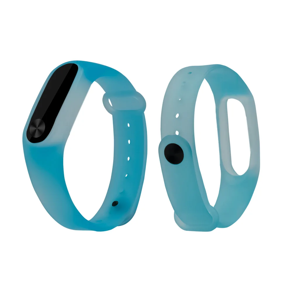 Прозрачный ремешок для mi Band 2 3, браслет, спортивные Смарт-часы, силиконовый ремешок на запястье для Xiaomi mi Band 2, браслет