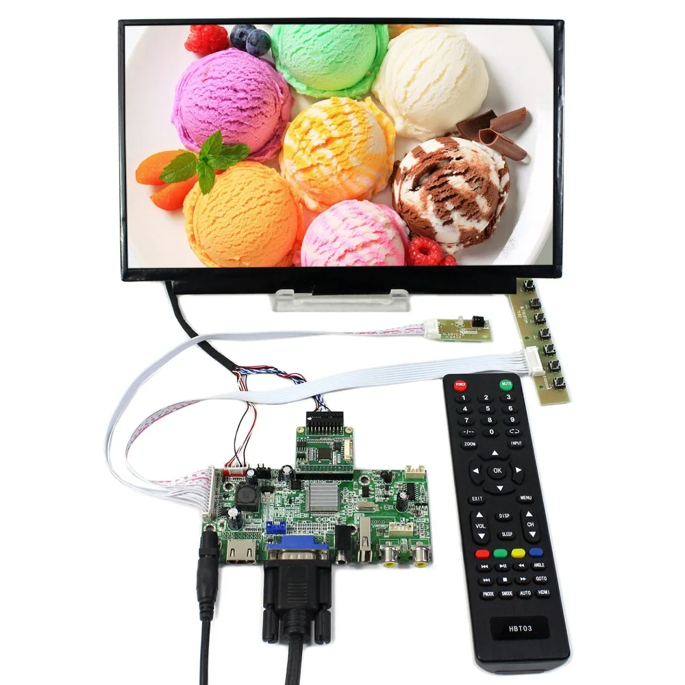 

H DMI VGA AV Audio USB LCD Controller Board With 11.6inch 1920x1080 N116HSE-EJ1 EA1 LCD Screen