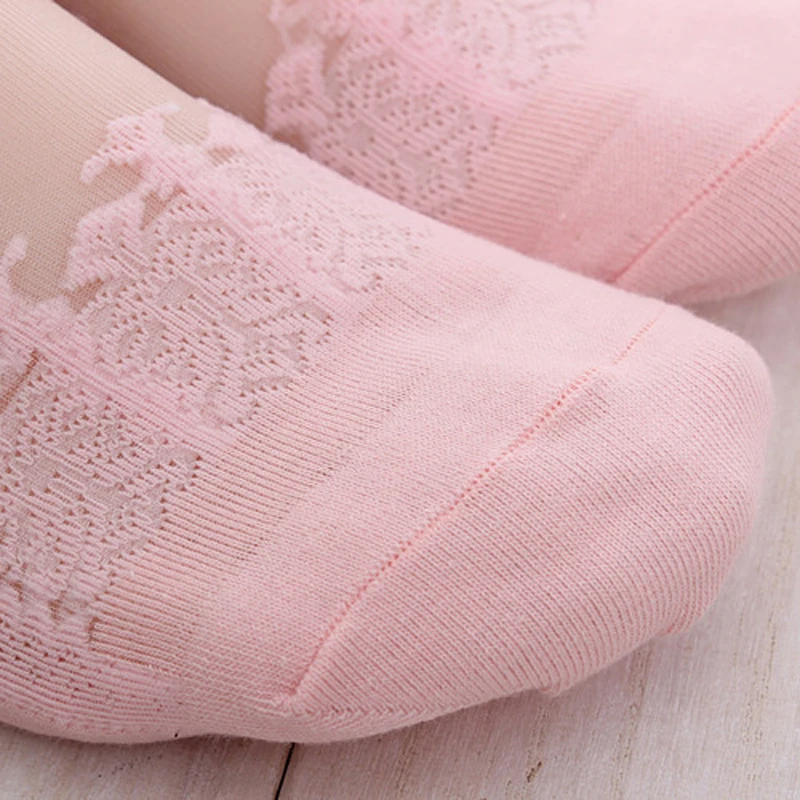 3 пар/упак. Потрясающие ультратонкие носки летние Прозрачные шелковые кружевные