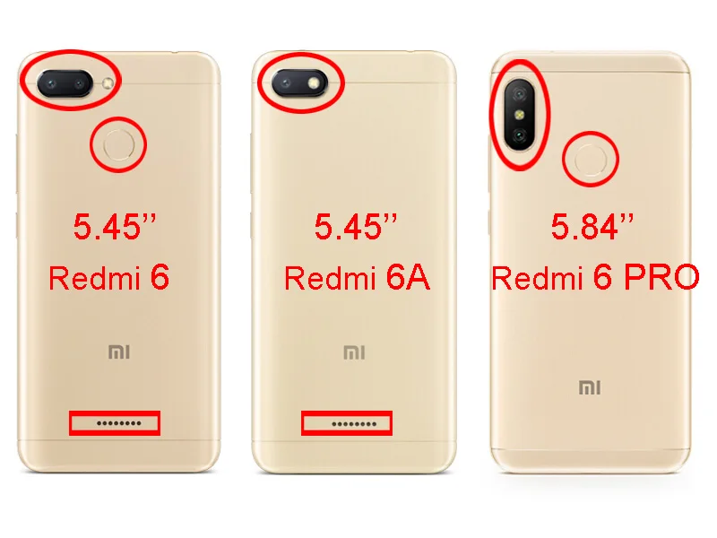 Протектор Xiaomi Redmi 6 Чехол Мягкий силиконовый Redmi 6 бампер Модный чехол Xiomi Redmi 6 Чехол для телефона 5,45 с отверстием для пальца