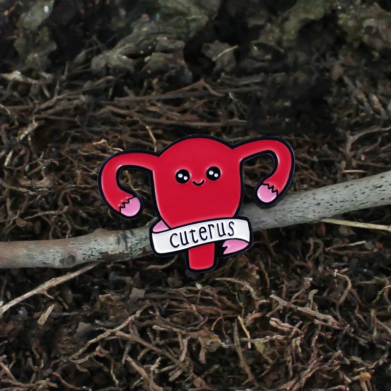 Креативная Красная форма человеческого тела Брошь для женщин и мужчин простой