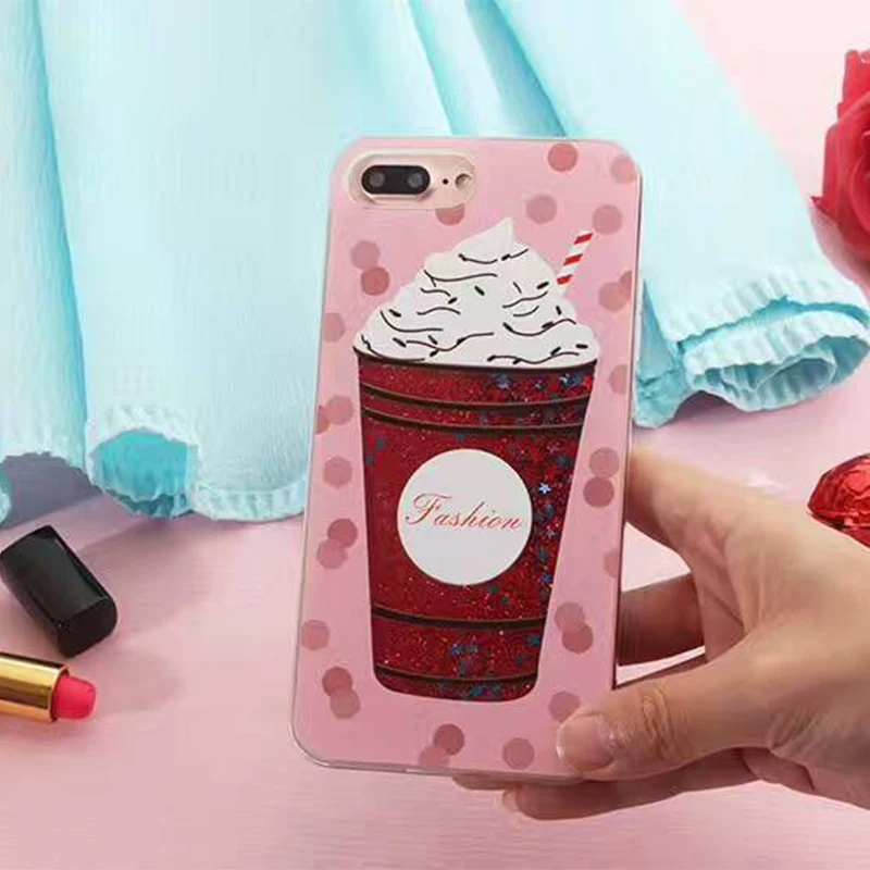 Luoyy fenjj зыбучий песок чехол для iPhone 6 6s 7 Plus Жесткий ПК задняя крышка ТПУ бампер