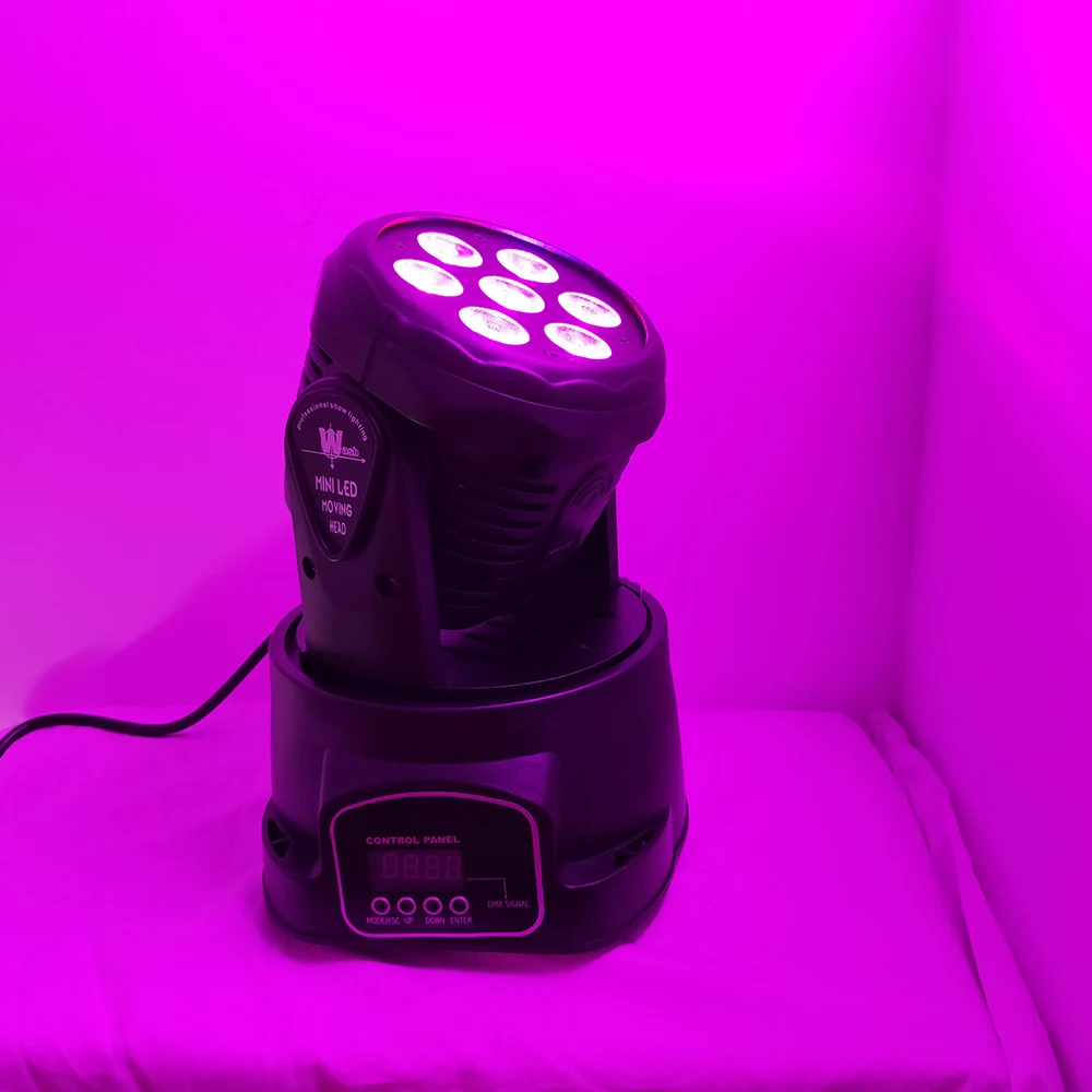 4 шт./лот с f светильник чехол led Мини движущаяся голова моющийся светильник мини светодиодный rgbw движущаяся голова светильник 7x12 Вт 4в1 отлично подходит для мобильного appl