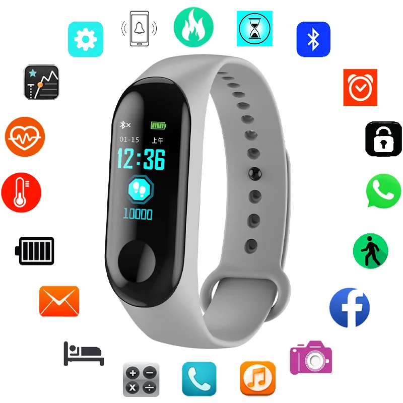 Спортивный Браслет цифровые часы детские для девочек и мальчиков студенческие