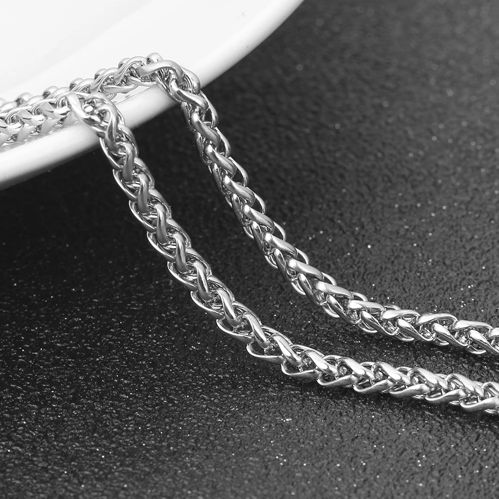 Мужское ожерелье с шестигранной пентаграммой талисмана ожерелья из нержавеющей