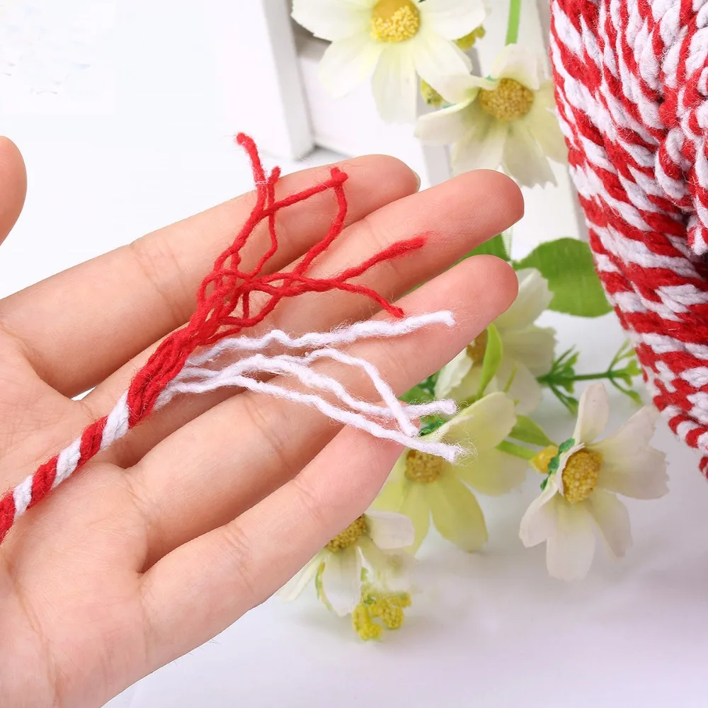 Шпагат 150 метров/рулон 3 мм хлопок шнуры Веревка для дома Рождественский подарок