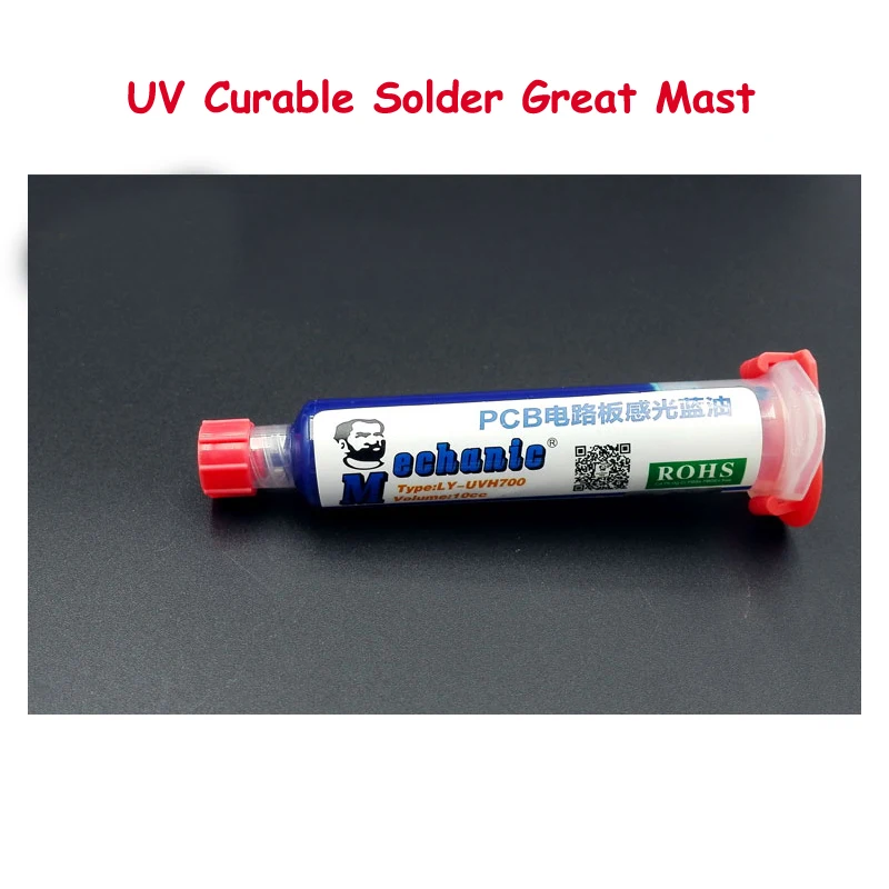Новая 1 шт./лот синяя УФ защита для пайки BGA PCB отверждаемая паяльная маска большая