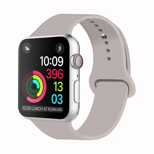 Stone Ремешок для часов apple Watch 5 4 3 band - Цвет ремешка: Stone