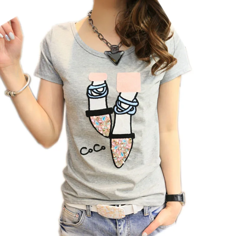 BOBOKATEER женская футболка хлопковая kawaii женские топы летние футболки camisetas mujer verano